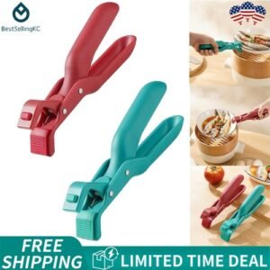 Buy Hot Bowl Gripper Anti-Scalding Hot Plate Tongs Bowl Clips Kitchen Gadget Tool – Best Price & Deal