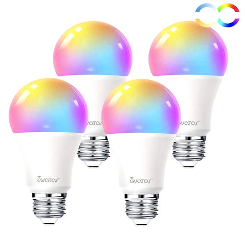 Buy 4Pack Smart Led Lights APP Bluetooth WiFi Work Alexa&Google Assistant 9W E26 – Best Price & Deal
