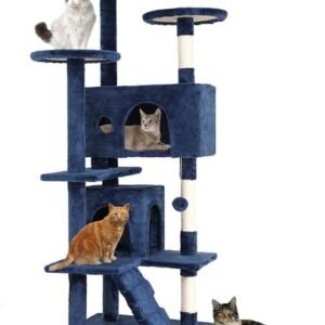 Buy 54in Multi-Level Cat Tree Tower Furniture Activity Center with Scratching Posts – Best Price & Deal Buy 54in Multi-Level Cat Tree Tower Furniture Activity Center with Scratching Posts – Best Price & Deal