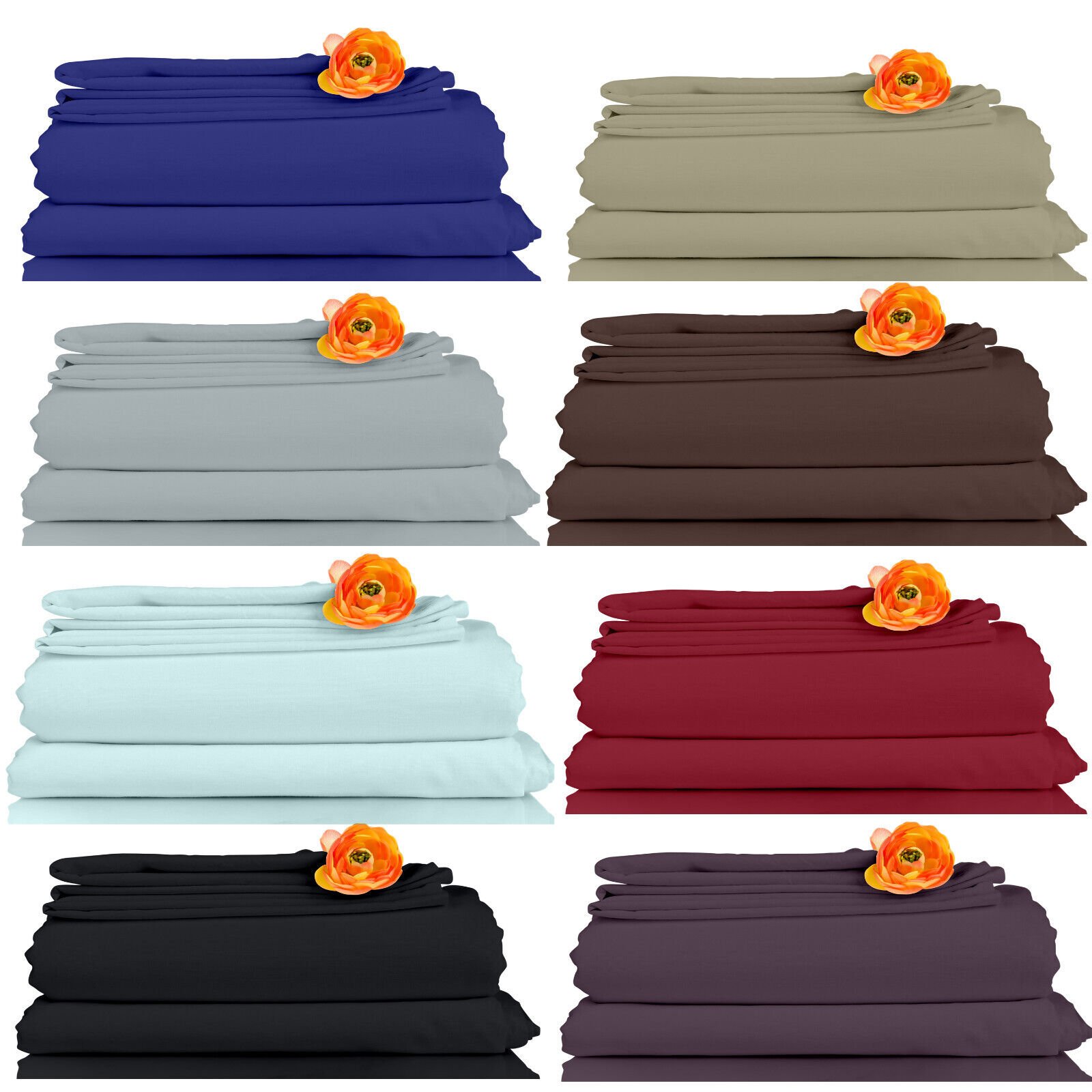 Buy Bed Sheet Set 4 Piece 1800 Count Egyptian Comfort Deep Pocket Hotel Bed Sheets – Best Price & Deal