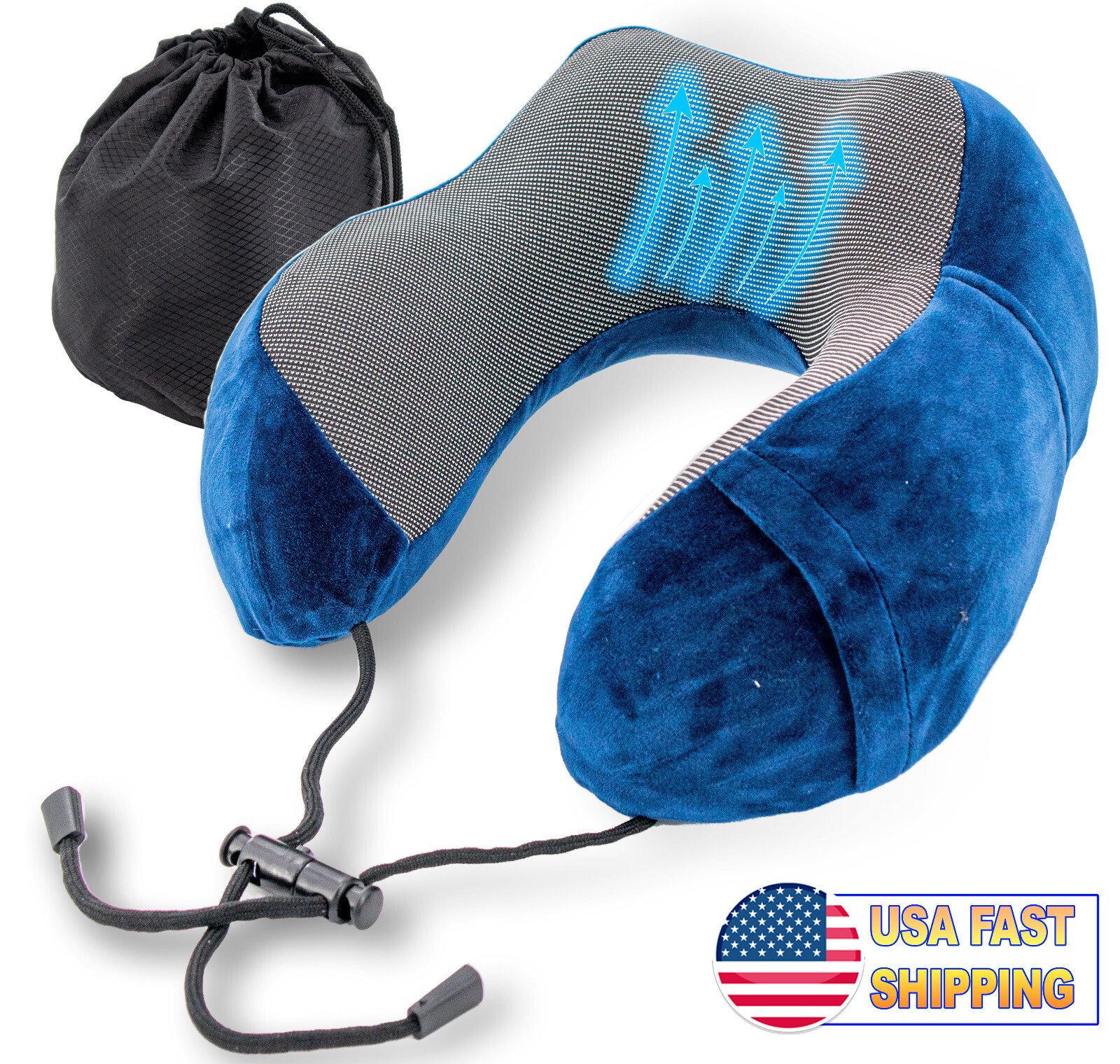 Buy Memory Foam Travel Pillow Orthopedic Head Neck Pain Relief 360 Neck Pillow – Best Price & Deal