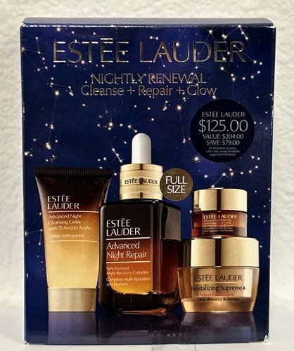 Buy Estée Lauder Nightly Renewal Skincare Set New – Best Price & Deal