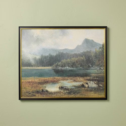 Buy 20"x24" Horizontal Landscape Mountain Framed Wall Art - Hearth & Hand with – Best Price & Deal - Image 2