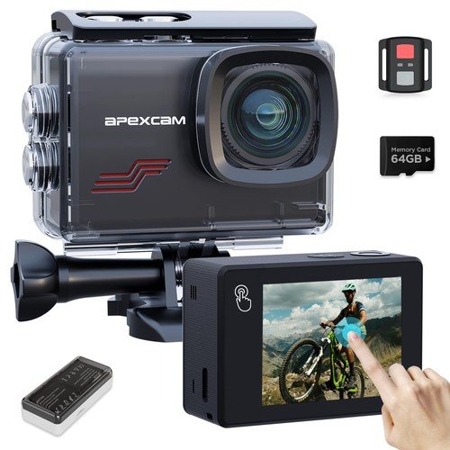 Buy IceFox UHD 4K Action Camera Waterproof 40m, Duel Screen, WiFi, Image Stabilizer – Best Price & Deal - Image 2