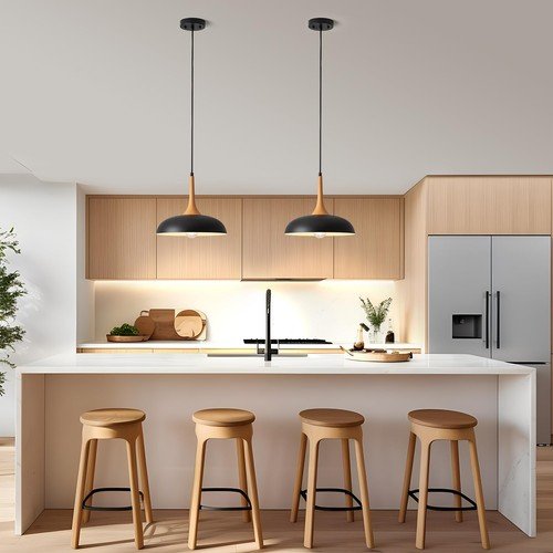 Buy Black Pendant Lights Kitchen Island,Modern Pendant Light Fixtures,Farmhouse A... – Best Price & Deal - Image 4