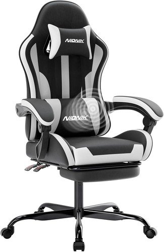 Buy Gaming Chair Ergonomic Computer Chair with Footrest and Lumbar Support PC Chair – Best Price & Deal - Image 2