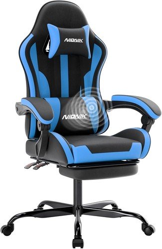 Buy Gaming Chair Ergonomic Computer Chair with Footrest and Lumbar Support PC Chair – Best Price & Deal - Image 16