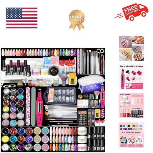 Buy Acrylic Nail Kit for Beginners with Everything,Professional Nail Kit Acrylic Set – Best Price & Deal - Image 12