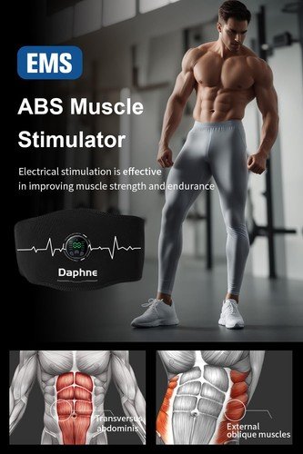 Buy Daphne ABS Stimulator, Ab Stimulator Muscle Toner, Effective Muscle Stimulator – Best Price & Deal - Image 2