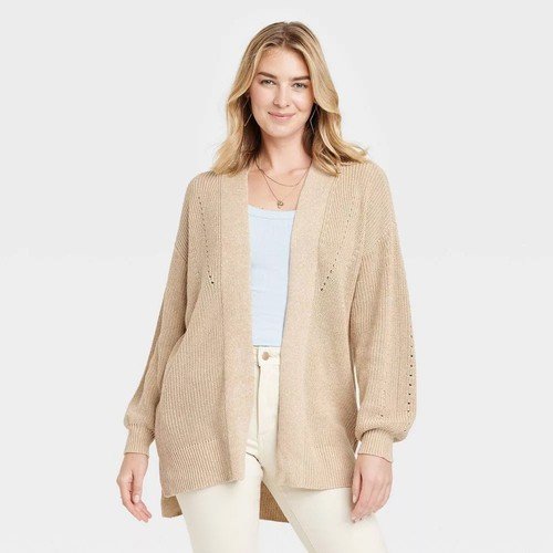 Buy Women's Crewneck Cotton Cardigan - Universal Thread – Best Price & Deal - Image 15