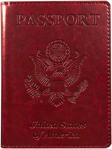 Buy Leather Passport Holder Wallet Blocking Cover Protector For Vaccination Card – Best Price & Deal - Image 7