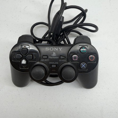 Buy Sony PS2 BLACK Wired Controller OEM DualShock PlayStation 2 AUTHENTIC – Best Price & Deal - Image 2