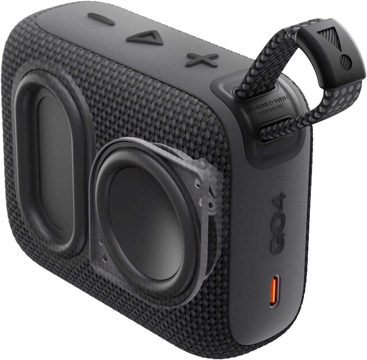 JBL Go 4 - Ultra-Portable, Waterproof and Dustproof Bluetooth Speaker, Big JBL Pro Sound with Punchy bass, 7-Hour Built-in Battery, Made in Part with Recycled Materials (Black) - Image 7