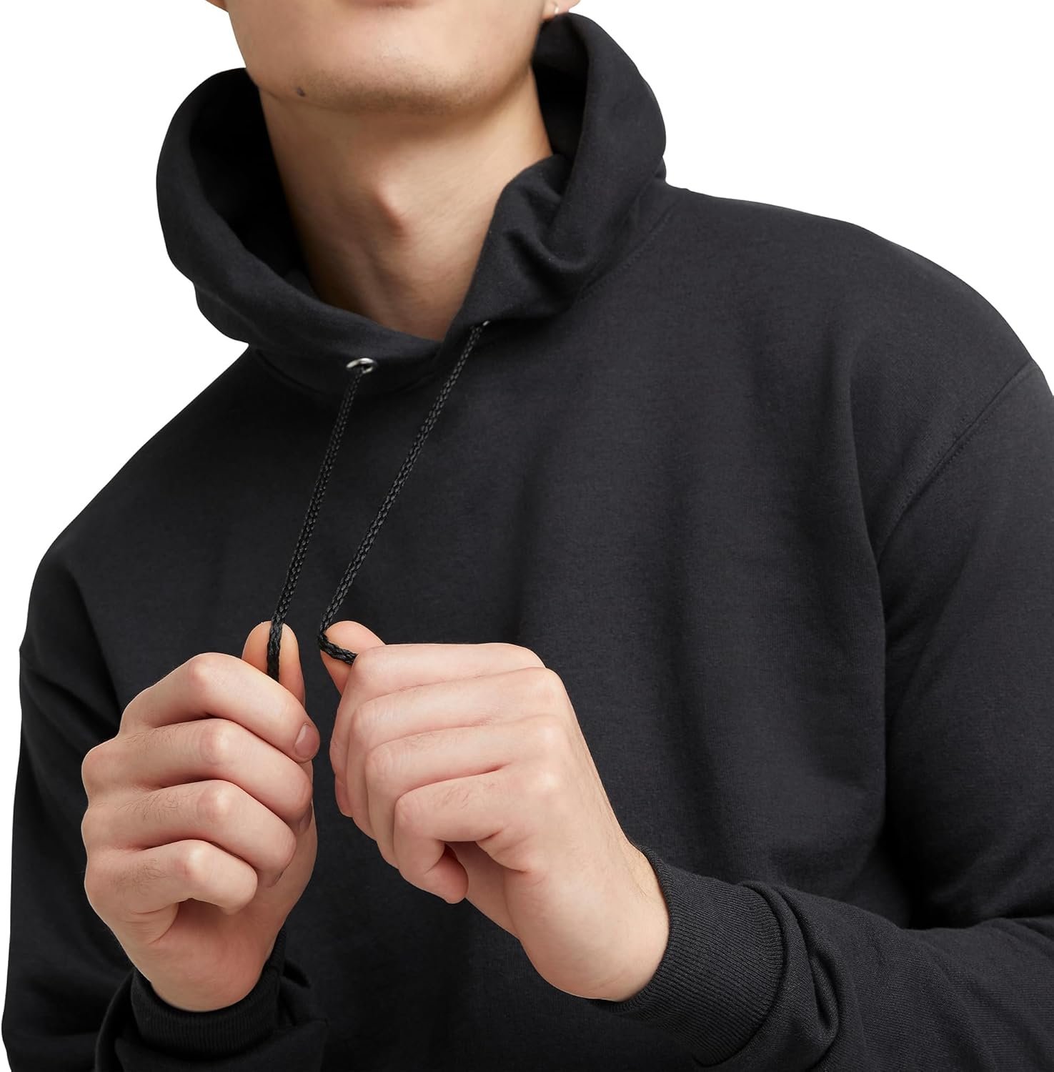 Hanes Men's EcoSmart Hoodie, Midweight Fleece, Pullover Hooded Sweatshirt - Image 6