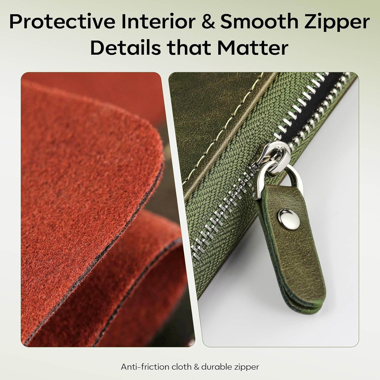 FAMILIFE Manicure Set, Professional Manicure Kit Nail Clippers Set 11 in 1 Stainless Steel Nail Pedicure Tools Kit Grooming Tool with Portable Green Leather Travel Case Luxury Gifts for Women and Men - Image 9