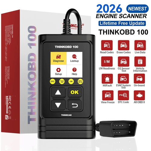 Buy THINKOBD100 OBD Code Reader OBD2 Scanner Check Engine Light Car Diagnostic Tool – Best Price & Deal