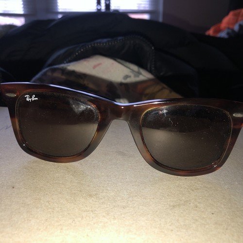 Buy Ray-Ban Sunglasses Wayfarer RB2140 Gloss Black Frame And Lens – Best Price & Deal - Image 10