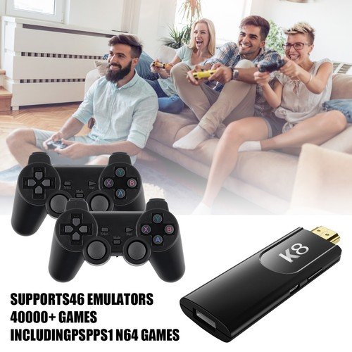 Buy Retro Game Console 40000+ Games 4K HDMI Output w/ 2 Wireless Controllers & 64GB – Best Price & Deal - Image 4