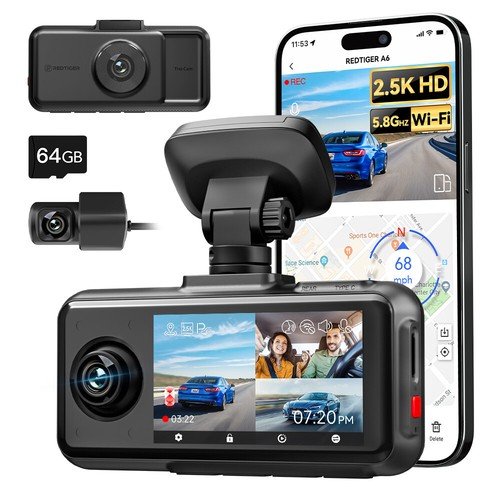 Buy Dash Cam Car HD 1080P Front/Rear/Inside Dual Lens Video Recorder Camera G-Sensor – Best Price & Deal - Image 22