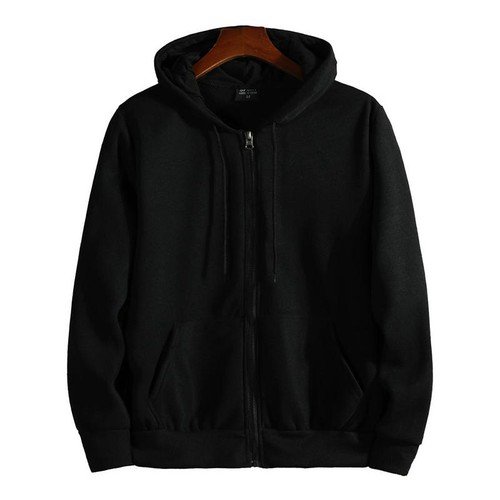Buy Zipper Hoodies Autumn Winter Men's New Long Sleeve Hooded Sweatshirt Fashion Cas – Best Price & Deal - Image 6