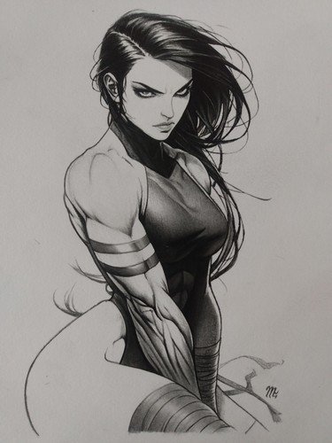 Buy X-MEN PSYLOCKE ORIGINAL SKETCH COVER COMMISSION ART DRAWING BY MATT CAMPBELL – Best Price & Deal - Image 7