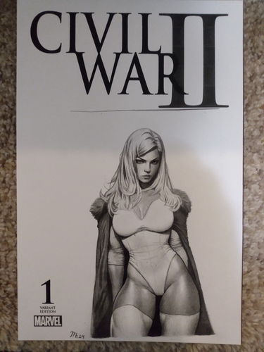 Buy X-MEN PSYLOCKE ORIGINAL SKETCH COVER COMMISSION ART DRAWING BY MATT CAMPBELL – Best Price & Deal - Image 9