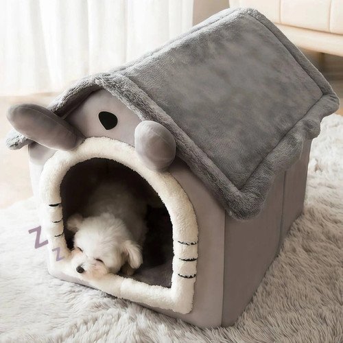 Buy Indoor Warm Dog House Soft Pet Bed Tent House Kennel Cat Bed Washable Cushion – Best Price & Deal - Image 2