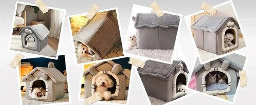 Buy Indoor Warm Dog House Soft Pet Bed Tent House Kennel Cat Bed Washable Cushion – Best Price & Deal - Image 8
