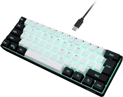 Buy 60% Wired Gaming Keyboard 61 Keys RGB Backlit Ultra-Compact Small for PC Mac – Best Price & Deal - Image 15