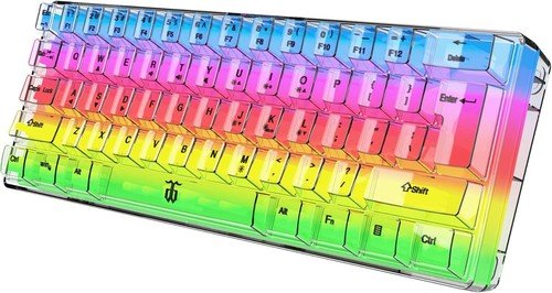 Buy 60% Wired Gaming Keyboard 61 Keys RGB Backlit Ultra-Compact Small for PC Mac – Best Price & Deal - Image 135