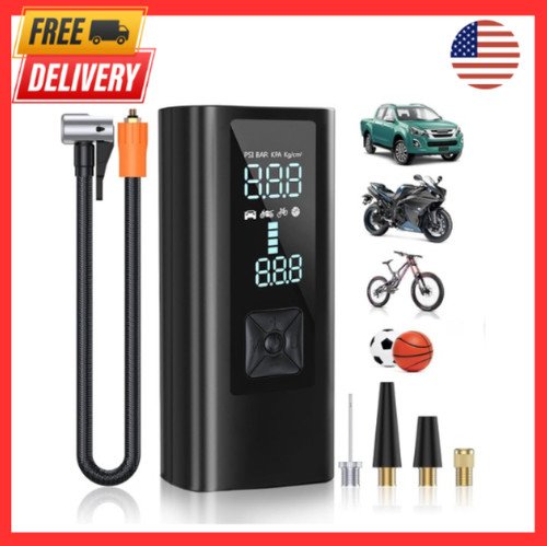 Buy 150PSI Tire Inflator Portable Air Compressor Intelligent Cordless Car Air Pump – Best Price & Deal - Image 13