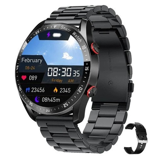 Buy ECG+PPG Bluetooth Call Smart Watch Laser Health Blood Pressure Fitnes USA Seller – Best Price & Deal - Image 2