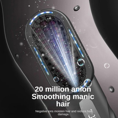 Buy Cordless Hair Straightener Brush Negative Ion Comb Hair Straightener for Women – Best Price & Deal - Image 5