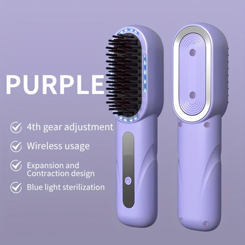 Buy Cordless Hair Straightener Brush Negative Ion Comb Hair Straightener for Women – Best Price & Deal - Image 14