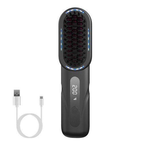 Buy Cordless Hair Straightener Brush Negative Ion Comb Hair Straightener for Women – Best Price & Deal - Image 17