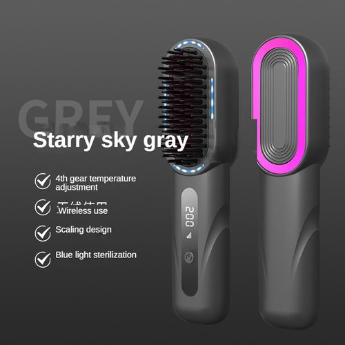 Buy Cordless Hair Straightener Brush Negative Ion Comb Hair Straightener for Women – Best Price & Deal - Image 18