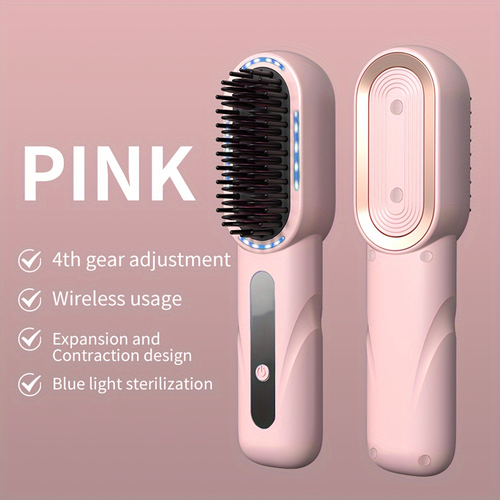 Buy Cordless Hair Straightener Brush Negative Ion Comb Hair Straightener for Women – Best Price & Deal - Image 19