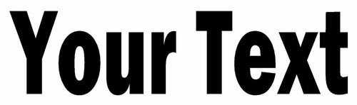 Buy Custom Text Vinyl Lettering Sticker Decal Personalized -ANY TEXT - ANY NAME - [2 – Best Price & Deal - Image 3