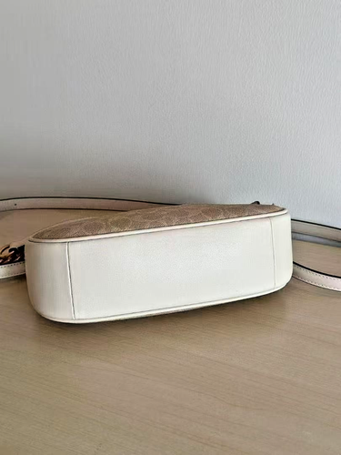 Buy Coach NWT Teri Shoulder Bag In Signature Canvas CV933 Gold/Sand/Chalk! – Best Price & Deal - Image 7