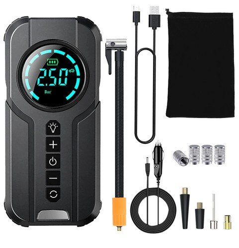 Buy 12V Car Tire Inflator Electric Pump Auto Heavy Duty Portable Air Compressor – Best Price & Deal - Image 3