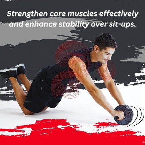 Buy Daiwa Felicity Core Fitness Dual Ab Wheel Abdominal Trainer for Core & Workout – Best Price & Deal - Image 3