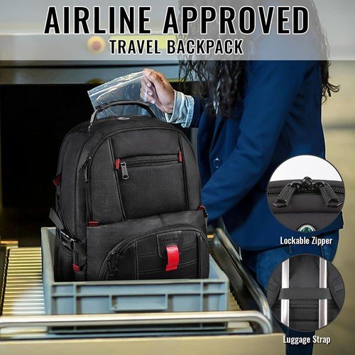 Buy Travel Backpack Extra Large 50L Laptop Backpacks for Men Women Water... – Best Price & Deal - Image 5