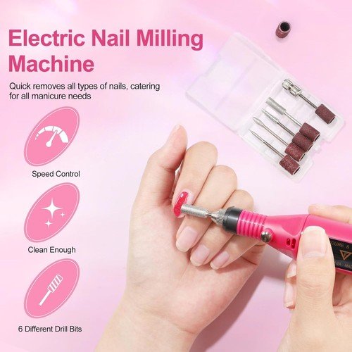 Buy Acrylic Nail Kit with Drill and U V Light, Professional Nail Kit Acrylic Set – Best Price & Deal - Image 4