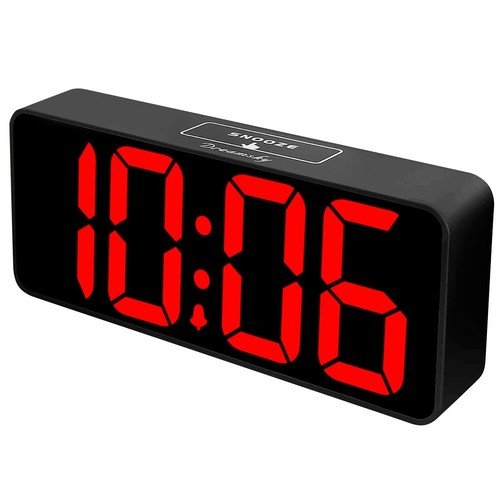 Buy Digital Sharp Alarm Clock, Cosmic Silver, Easy to Set Controls, Red LED Display – Best Price & Deal - Image 17