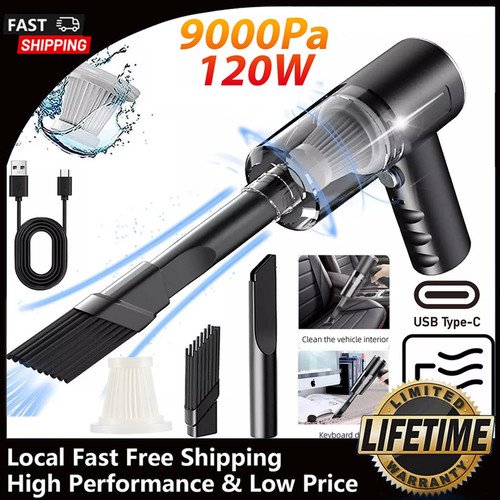 Buy Car Vacuum Cleaner Portable Strong Wet & Dry Powerful Suction Handheld – Best Price & Deal - Image 9