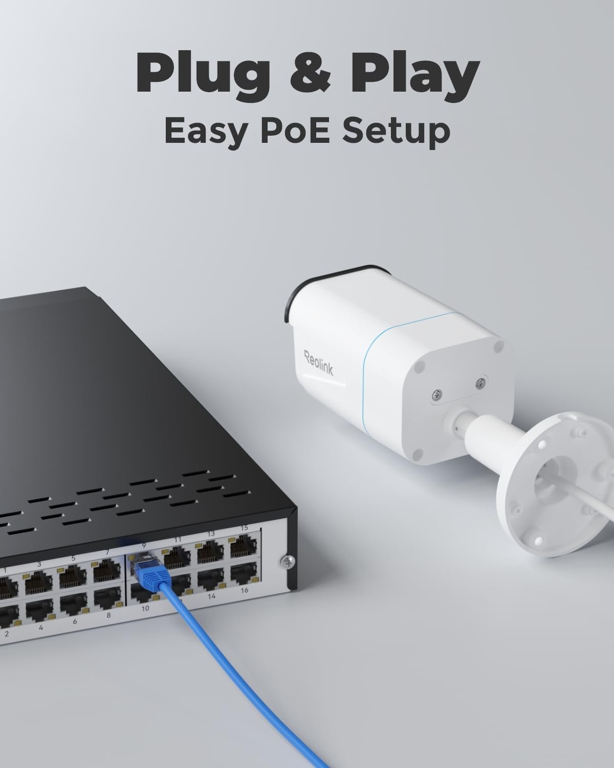 REOLINK 4K Security Camera System, RLK16-800B8 8pcs H.265 PoE Wired with Person Vehicle Detection, 8MP/4K 16CH NVR with 4TB HDD for 24-7 Recording - Image 8