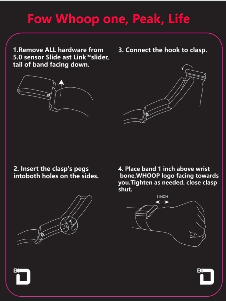 Ultra-soft Nylon Sport Band Compatible with WHOOP 5.0, One, Peak, and Life | Breathable, Durable & Secure Fit Strap | NOT for Gen 4 - Image 10