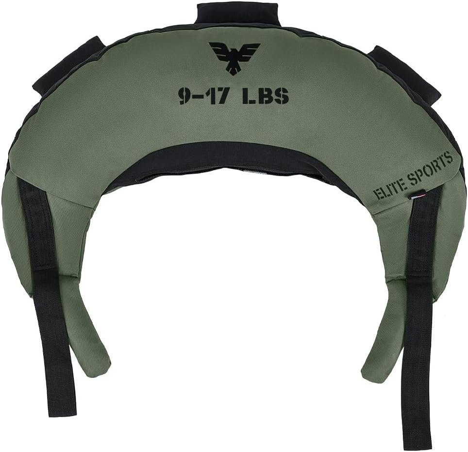 Elite Sports Bulgarian Canvas Bag, Fitness Canvas MMA Gym Cross Workout Training Sandbag 17, 25, 33, 45 lbs (UNFILLED) - Image 2
