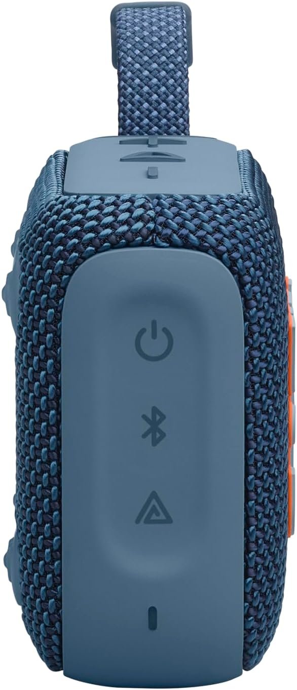 JBL Go 4 - Ultra-Portable, Waterproof and Dustproof Bluetooth Speaker, Big JBL Pro Sound with Punchy bass, 7-Hour Built-in Battery, Made in Part with Recycled Materials (Blue) - Image 5