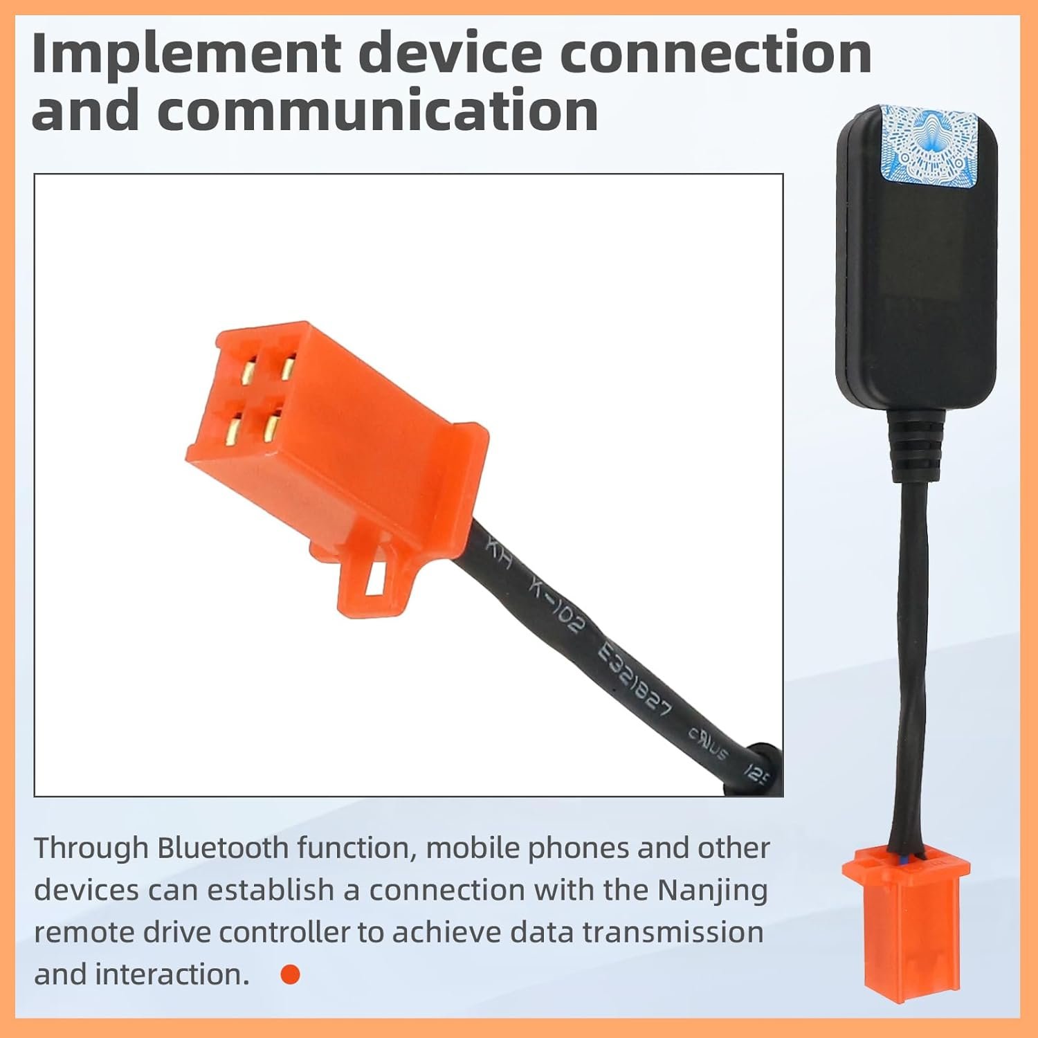 Compatible with Computers Tablets & Networking FarDriver Programmable Bluetooth Adapter for Nanjing/Fardriver Controller Programming Module - Image 5